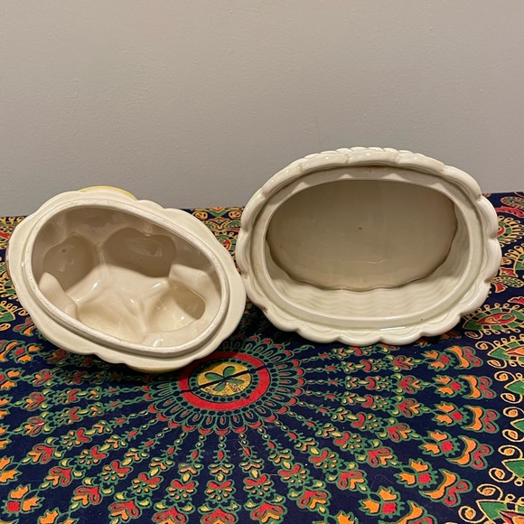 Vintage Armbee made in Japan ceramic egg basket with lid. EUC!! - Picture 10 of 16